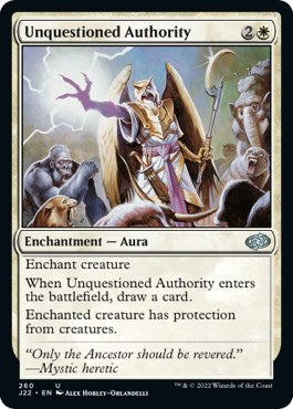Unquestioned Authority [Jumpstart 2022] | Boutique FDB TCG