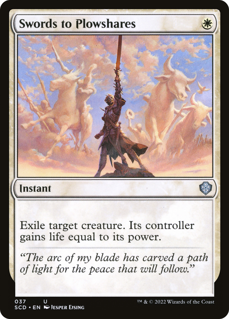 Swords to Plowshares [Starter Commander Decks] | Boutique FDB TCG