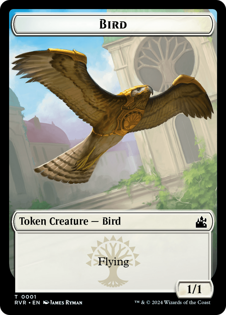 Bird // Zombie Double-Sided Token [Ravnica Remastered Tokens] | Boutique FDB TCG