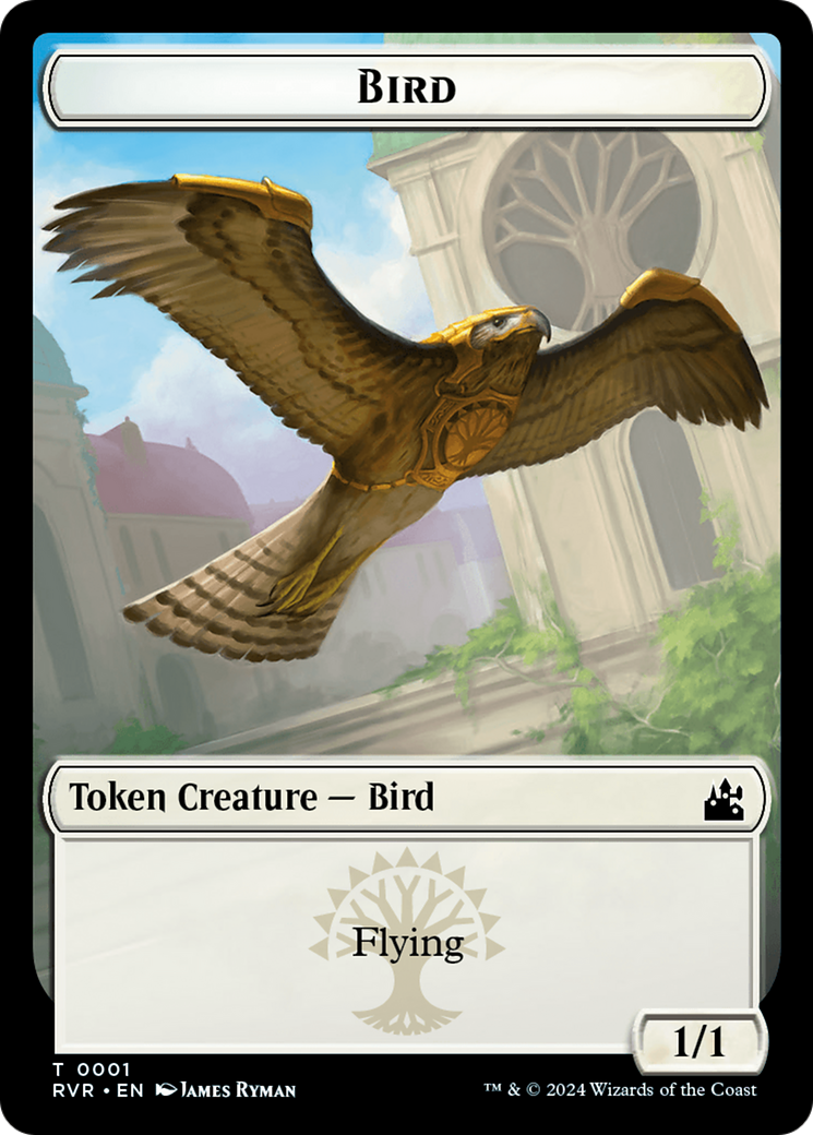Bird // Dragon Double-Sided Token [Ravnica Remastered Tokens] | Boutique FDB TCG