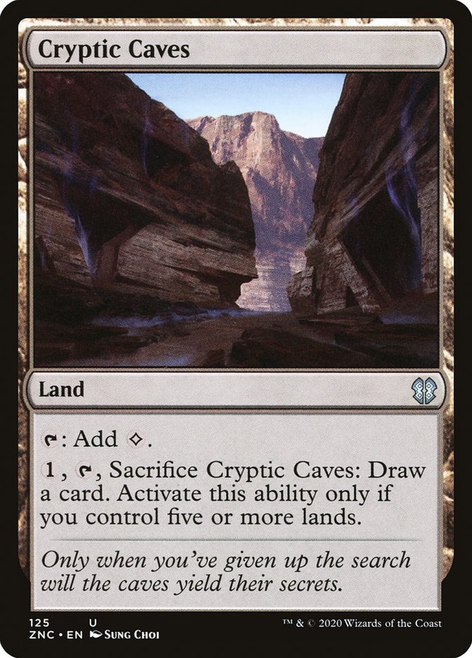 Cryptic Caves [Zendikar Rising Commander] | Boutique FDB TCG