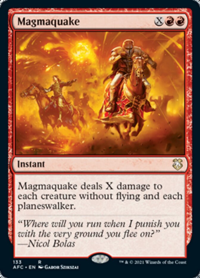 Magmaquake [Dungeons & Dragons: Adventures in the Forgotten Realms Commander] | Boutique FDB TCG