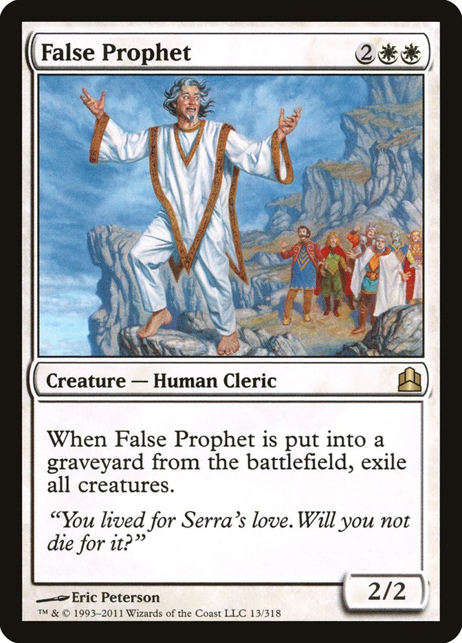 False Prophet [Commander 2011] | Boutique FDB TCG