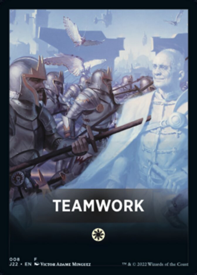 Teamwork Theme Card [Jumpstart 2022 Front Cards] | Boutique FDB TCG