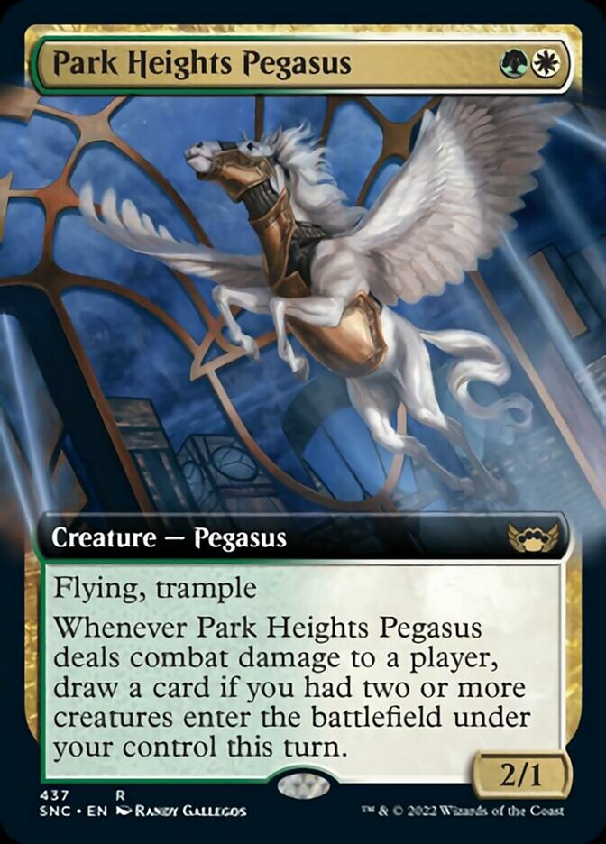 Park Heights Pegasus (Extended Art) [Streets of New Capenna] | Boutique FDB TCG