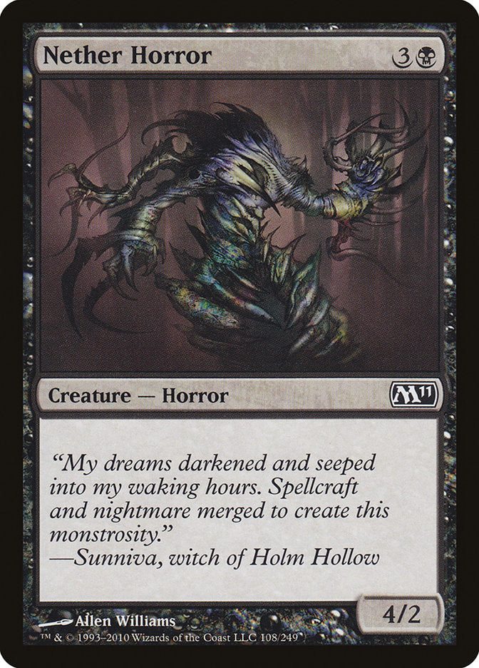 Nether Horror [Magic 2011] | Boutique FDB TCG