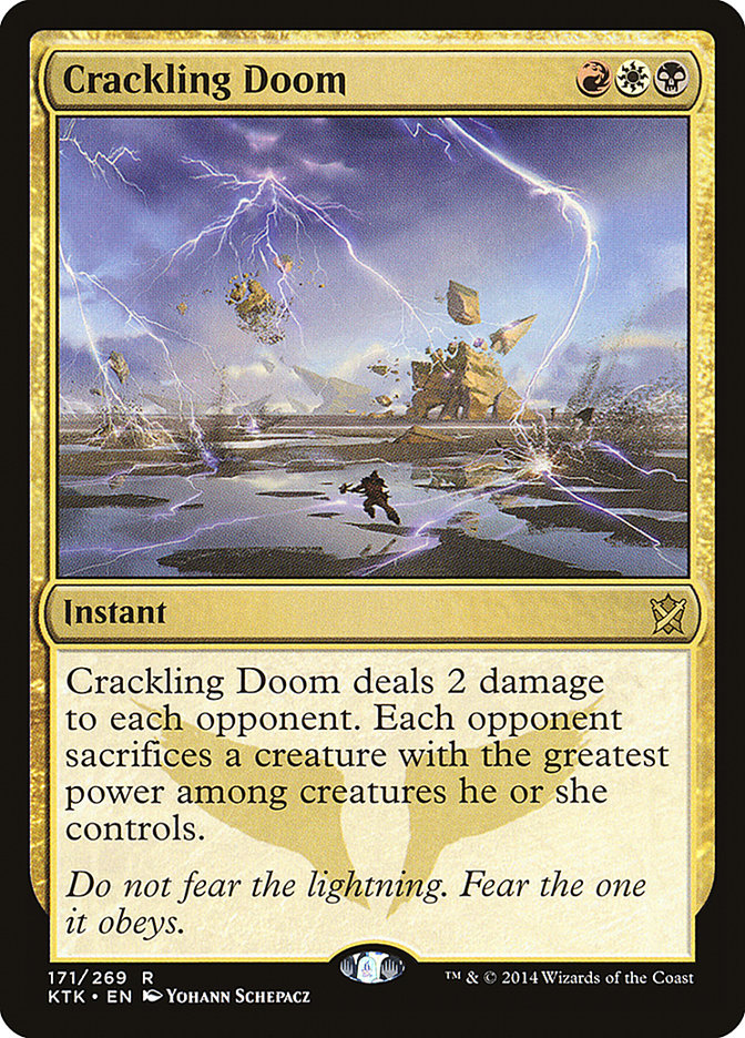 Crackling Doom [Khans of Tarkir] | Boutique FDB TCG