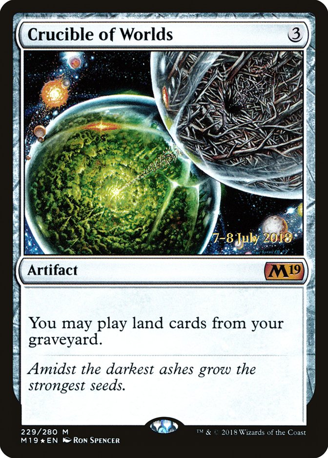 Crucible of Worlds [Core Set 2019 Prerelease Promos] | Boutique FDB TCG