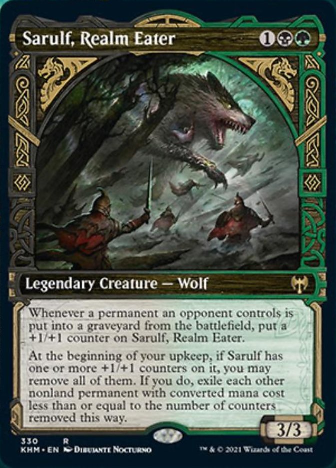 Sarulf, Realm Eater (Showcase) [Kaldheim] | Boutique FDB TCG