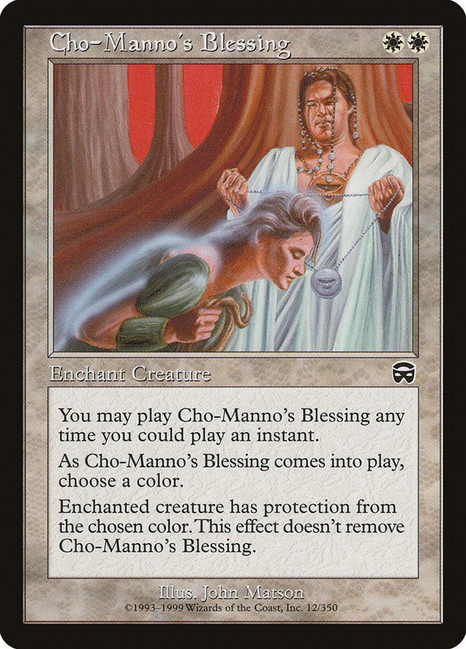 Cho-Manno's Blessing [Mercadian Masques] | Boutique FDB TCG