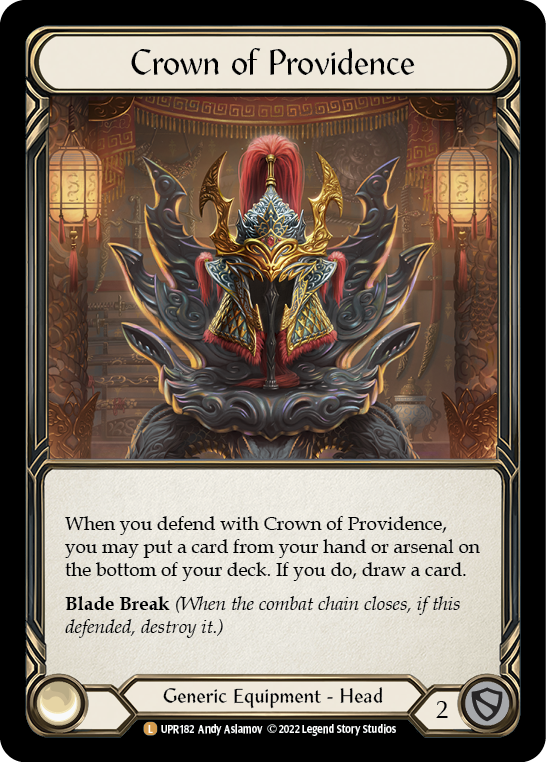 Crown of Providence [UPR182] (Uprising)  Rainbow Foil | Boutique FDB TCG