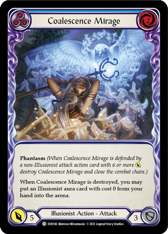 Coalescence Mirage (Blue) [EVR146] (Everfest)  1st Edition Normal | Boutique FDB TCG