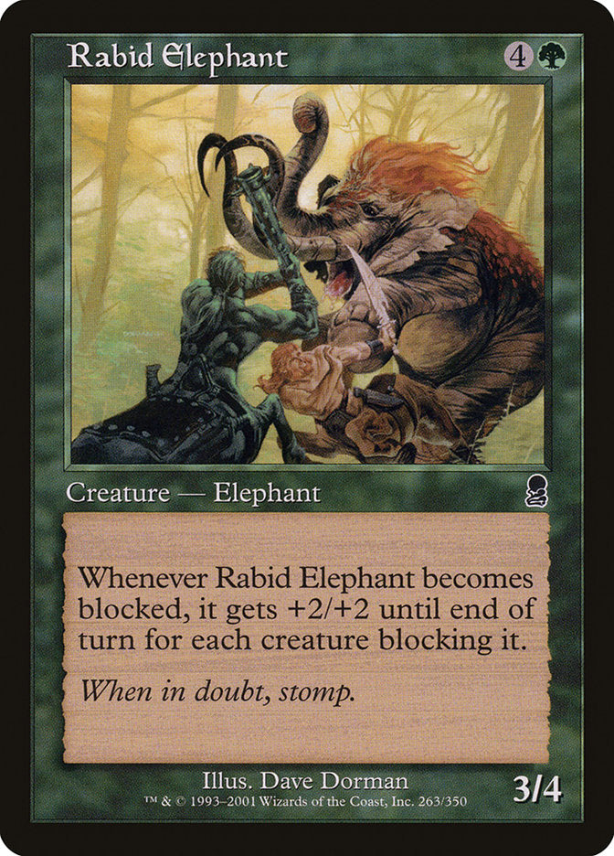 Rabid Elephant [Odyssey] | Boutique FDB TCG