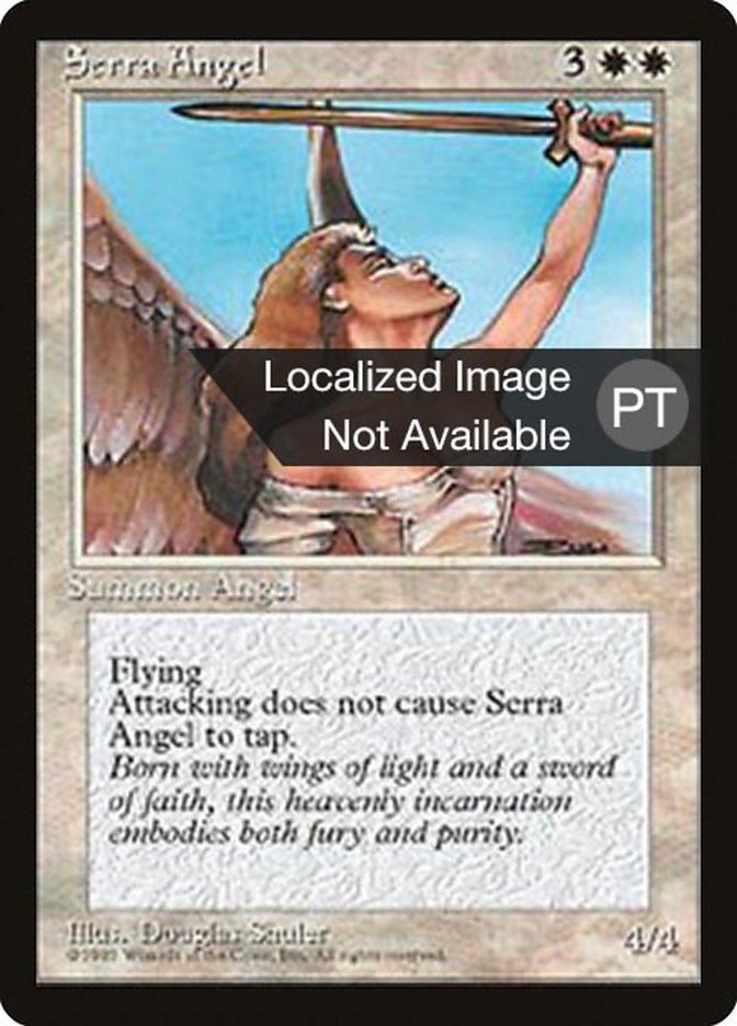 Serra Angel [Fourth Edition (Foreign Black Border)] | Boutique FDB TCG