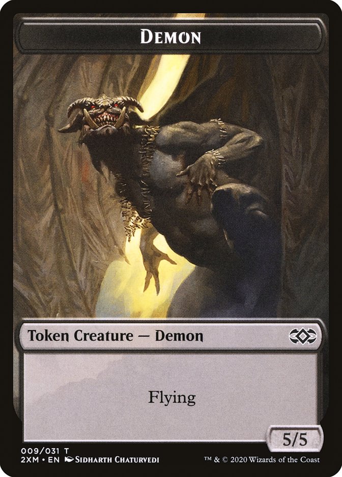 Demon Token [Double Masters Tokens] | Boutique FDB TCG