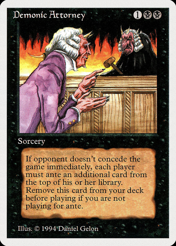 Demonic Attorney [Summer Magic / Edgar] | Boutique FDB TCG