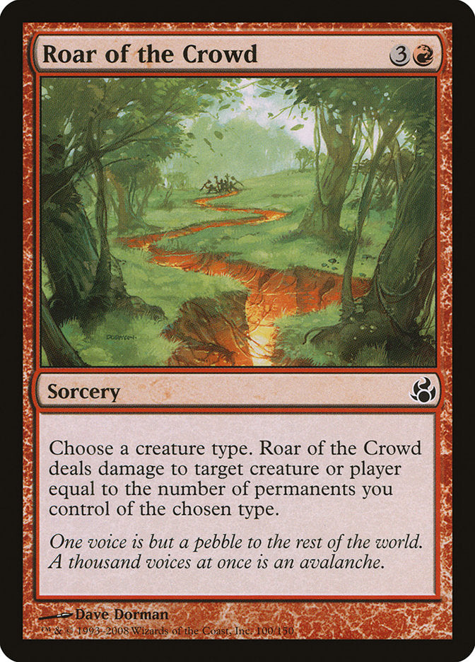 Roar of the Crowd [Morningtide] | Boutique FDB TCG
