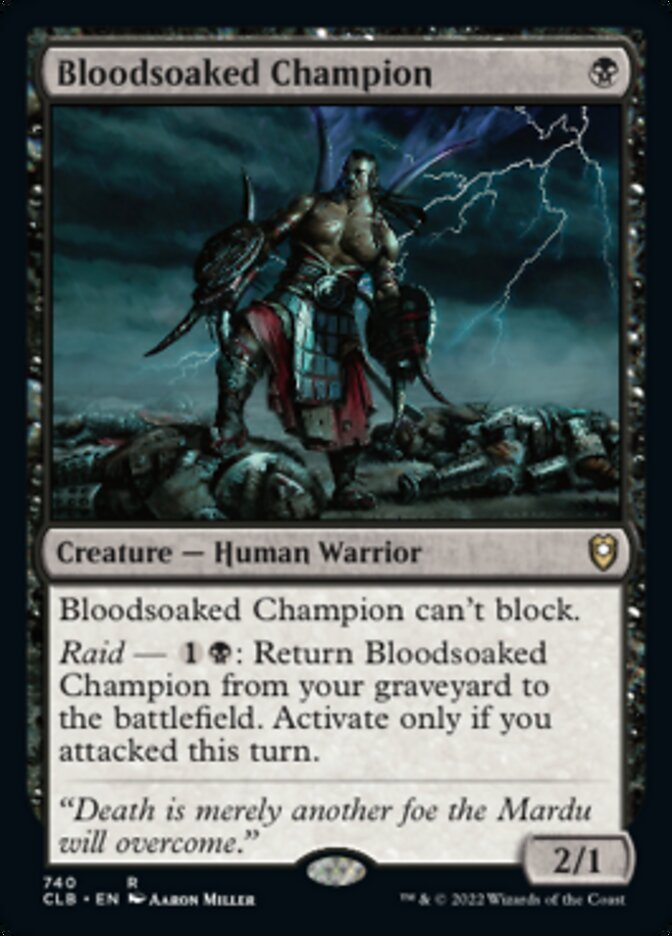 Bloodsoaked Champion [Commander Legends: Battle for Baldur's Gate] | Boutique FDB TCG