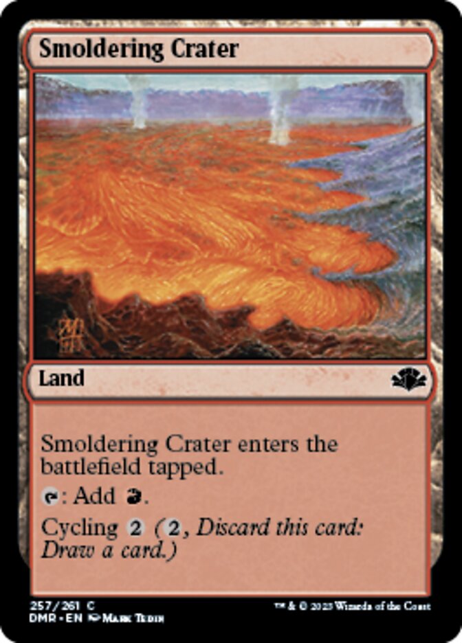 Smoldering Crater [Dominaria Remastered] | Boutique FDB TCG