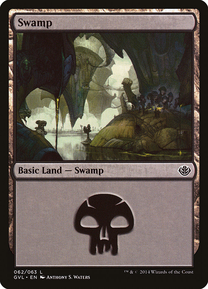 Swamp (62) (Garruk vs. Liliana) [Duel Decks Anthology] | Boutique FDB TCG