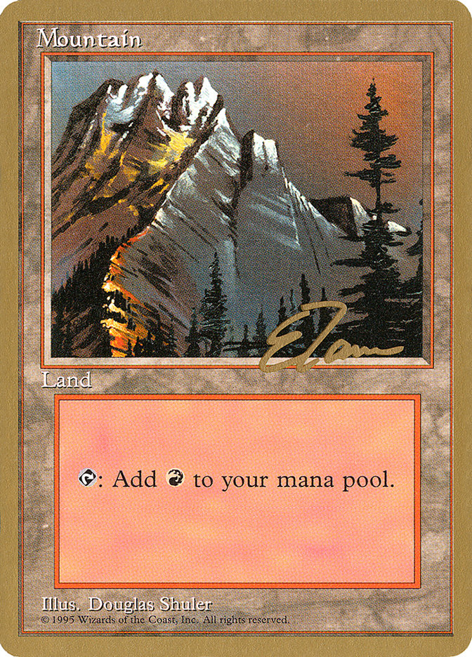 Mountain (et373) (Eric Tam) [Pro Tour Collector Set] | Boutique FDB TCG