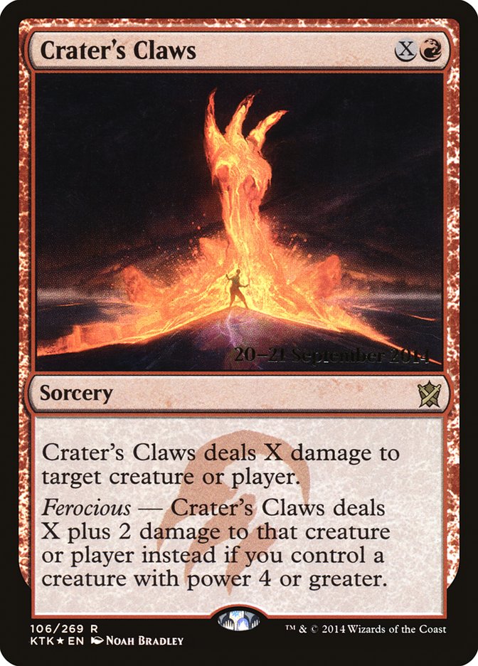 Crater's Claws [Khans of Tarkir Prerelease Promos] | Boutique FDB TCG