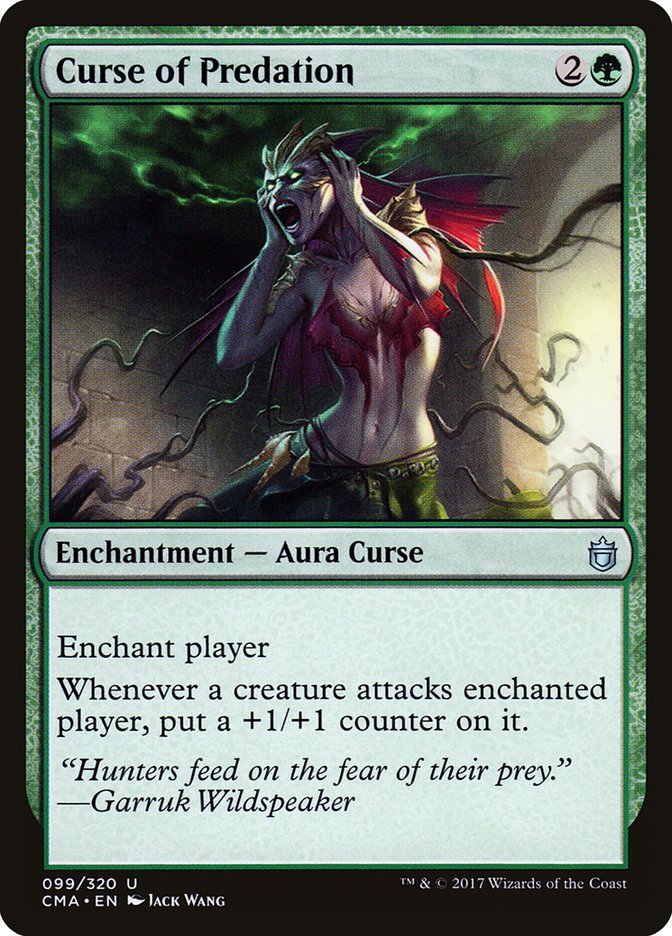 Curse of Predation [Commander Anthology] | Boutique FDB TCG