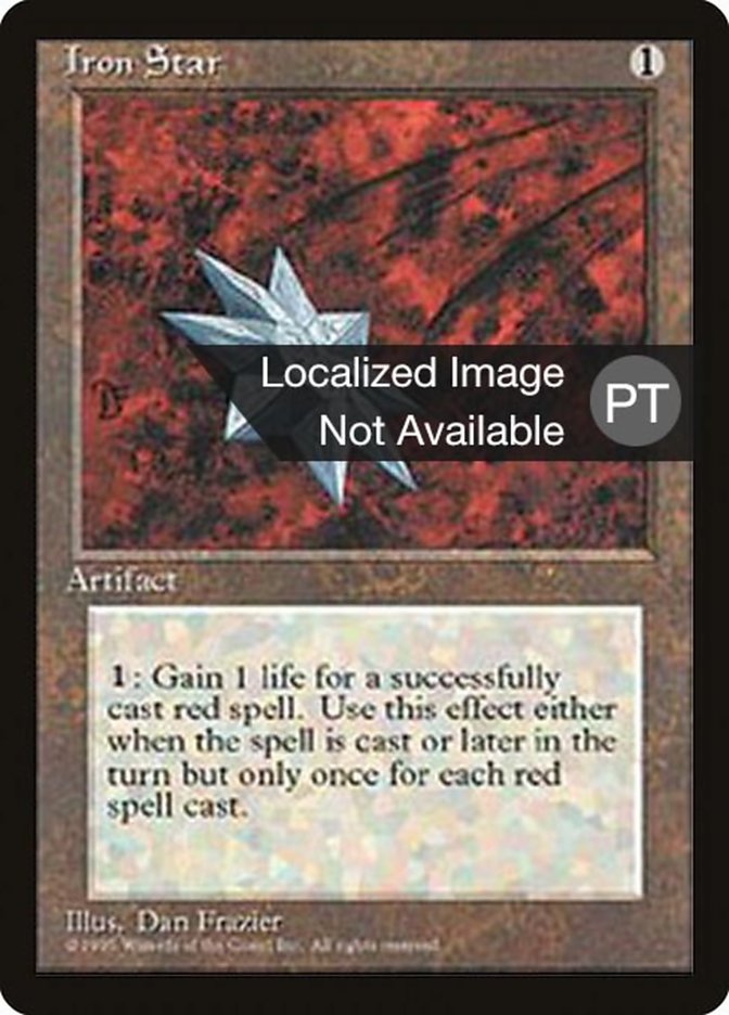 Iron Star [Fourth Edition (Foreign Black Border)] | Boutique FDB TCG