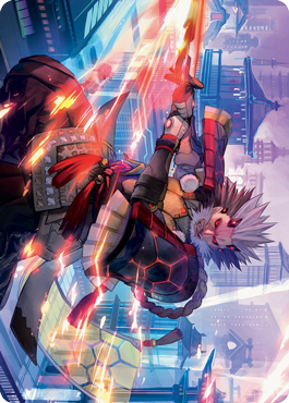 Isshin, Two Heavens as One 2 Art Card [Kamigawa: Neon Dynasty Art Series] | Boutique FDB TCG