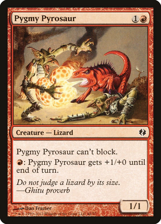 Pygmy Pyrosaur [Duel Decks: Venser vs. Koth] | Boutique FDB TCG