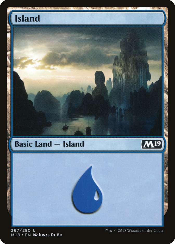 Island (267) [Core Set 2019] | Boutique FDB TCG