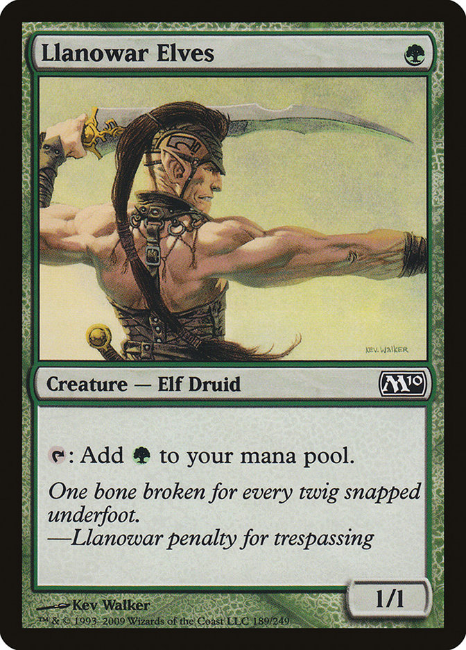 Llanowar Elves [Magic 2010] | Boutique FDB TCG