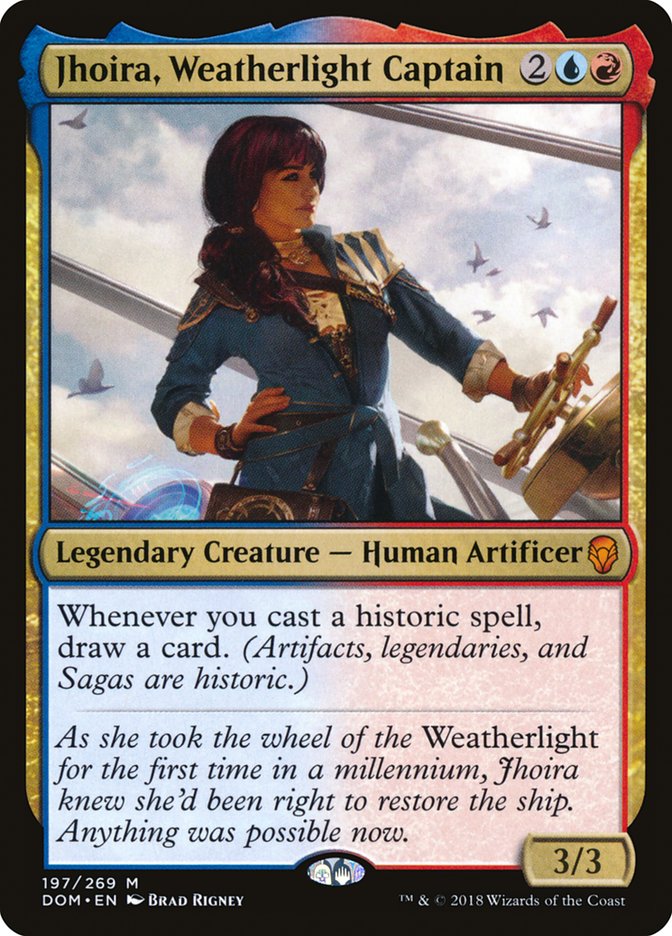 Jhoira, Weatherlight Captain [Dominaria] | Boutique FDB TCG
