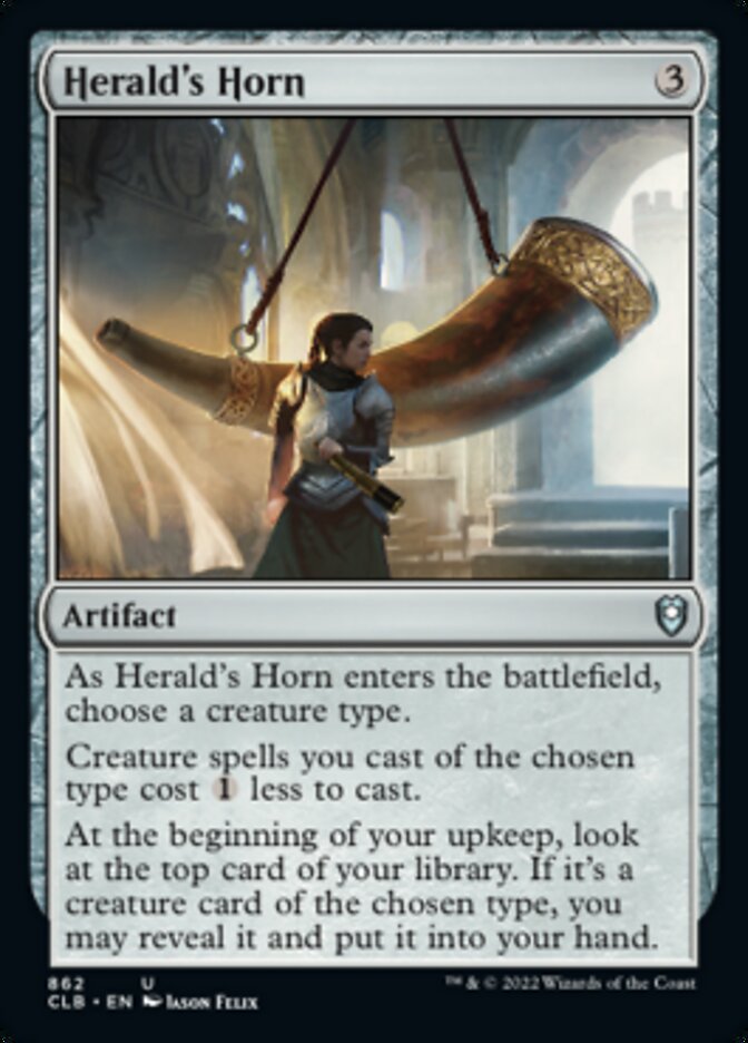 Herald's Horn [Commander Legends: Battle for Baldur's Gate] | Boutique FDB TCG