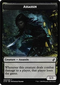 Assassin // Morph Double-Sided Token [Commander 2019 Tokens] | Boutique FDB TCG
