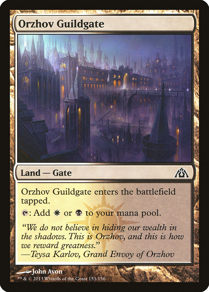 Orzhov Guildgate [Dragon's Maze] | Boutique FDB TCG