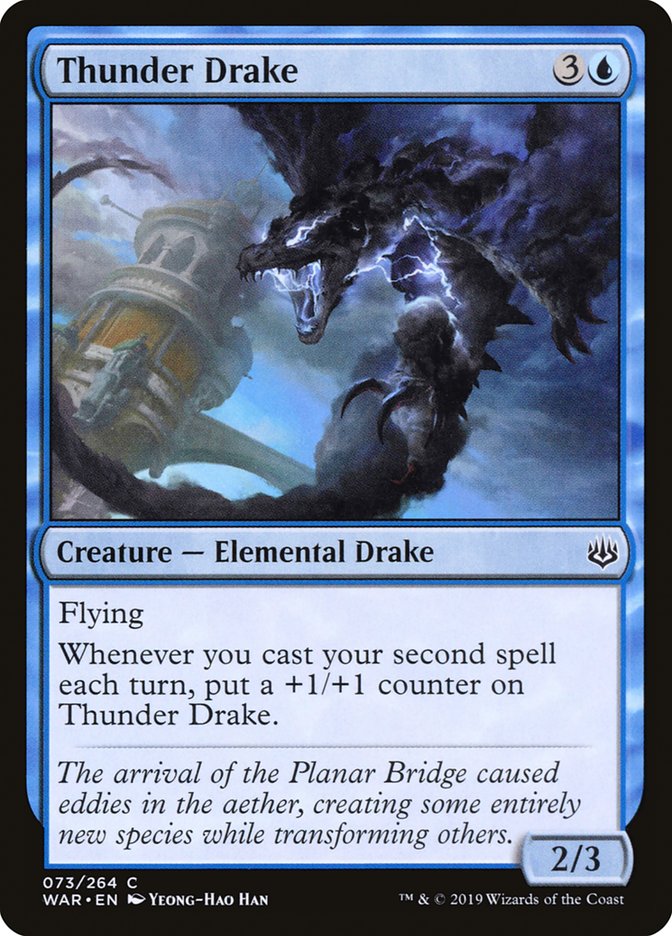 Thunder Drake [War of the Spark] | Boutique FDB TCG