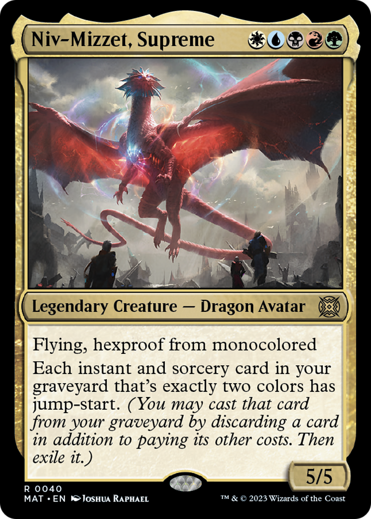 Niv-Mizzet, Supreme [March of the Machine: The Aftermath] | Boutique FDB TCG