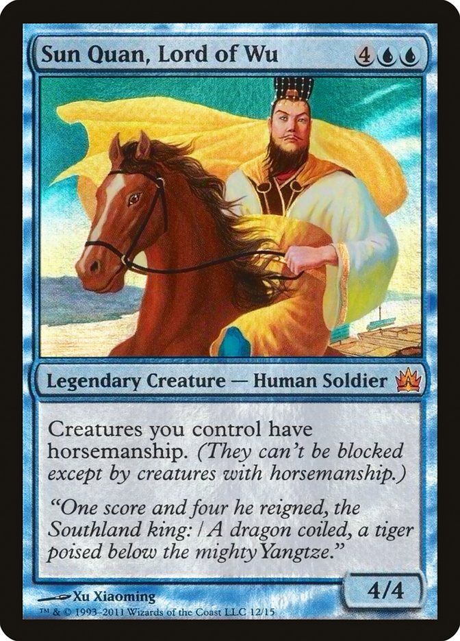 Sun Quan, Lord of Wu [From the Vault: Legends] | Boutique FDB TCG