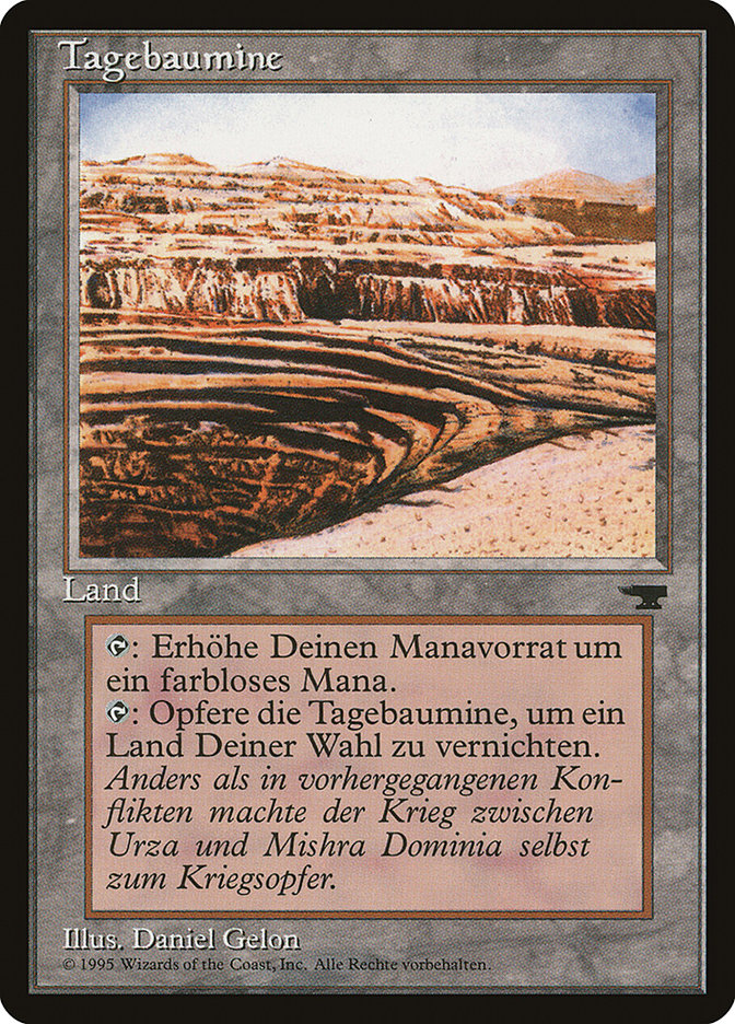 Strip Mine (German) - "Tagebaumine" [Renaissance] | Boutique FDB TCG