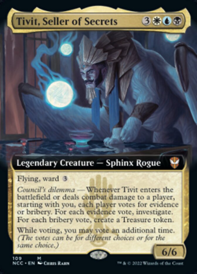 Tivit, Seller of Secrets (Extended Art) [Streets of New Capenna Commander] | Boutique FDB TCG