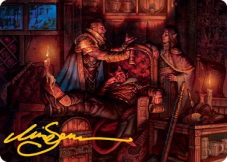 Long Rest Art Card (Gold-Stamped Signature) [Dungeons & Dragons: Adventures in the Forgotten Realms Art Series] | Boutique FDB TCG