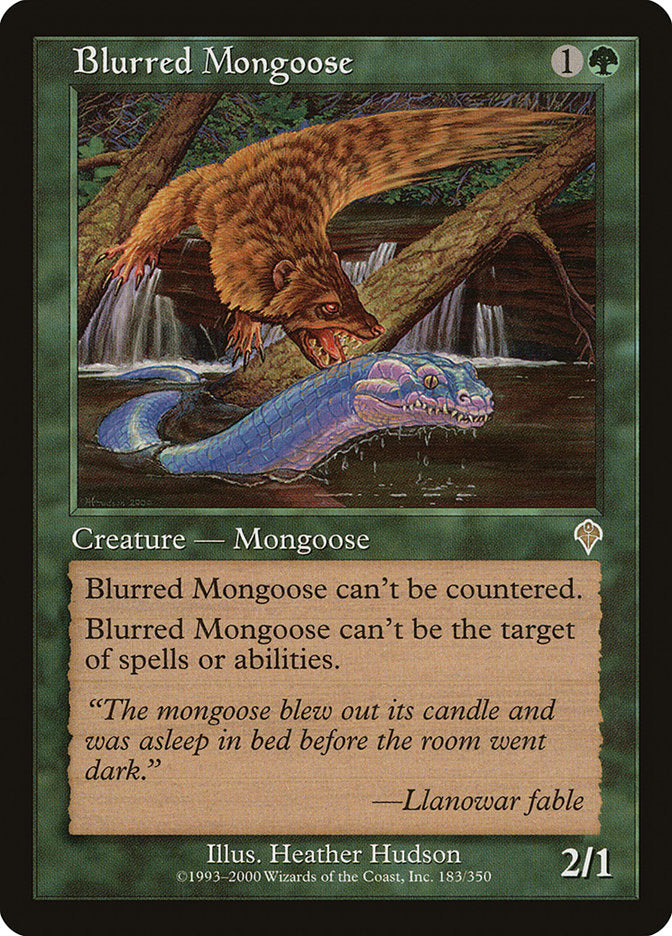 Blurred Mongoose [Invasion] | Boutique FDB TCG