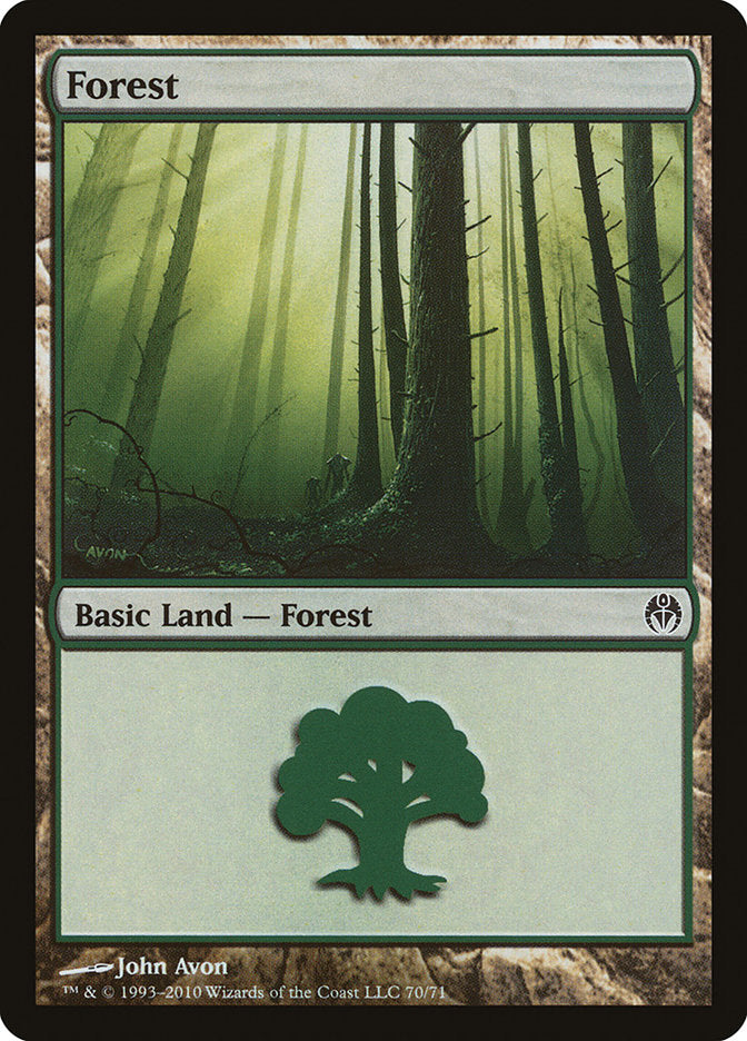 Forest (70) [Duel Decks: Phyrexia vs. the Coalition] | Boutique FDB TCG