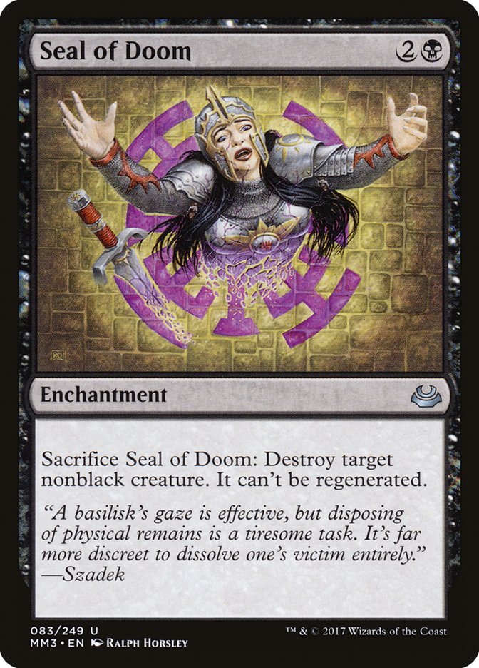 Seal of Doom [Modern Masters 2017] | Boutique FDB TCG