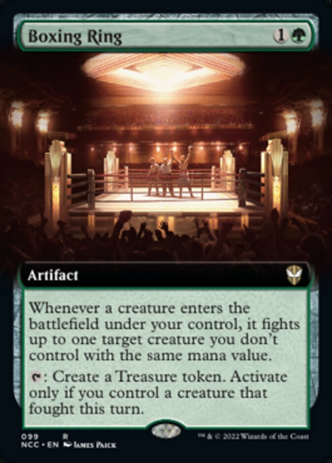 Boxing Ring (Extended Art) [Streets of New Capenna Commander] | Boutique FDB TCG