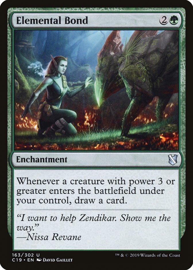 Elemental Bond [Commander 2019] | Boutique FDB TCG