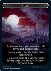 Day // Night Double-Sided Token [Innistrad: Midnight Hunt Tokens] | Boutique FDB TCG