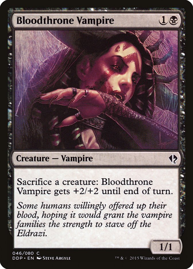 Bloodthrone Vampire [Duel Decks: Zendikar vs. Eldrazi] | Boutique FDB TCG