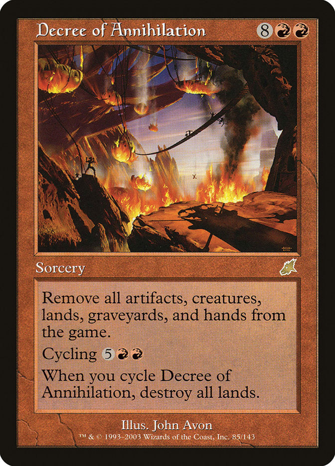 Decree of Annihilation [Scourge] | Boutique FDB TCG